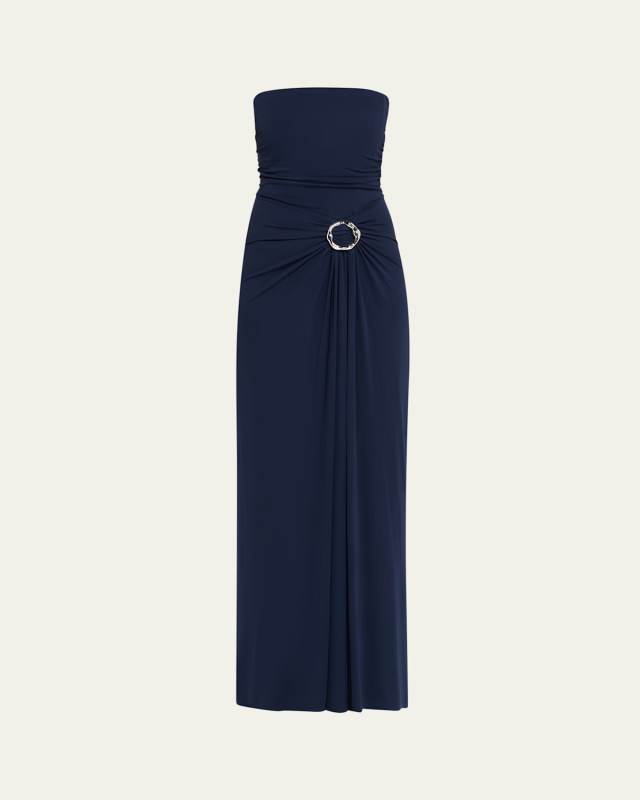 Emma Strapless Jersey Gown